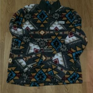 Hooey Multicolor Fleece Pullover